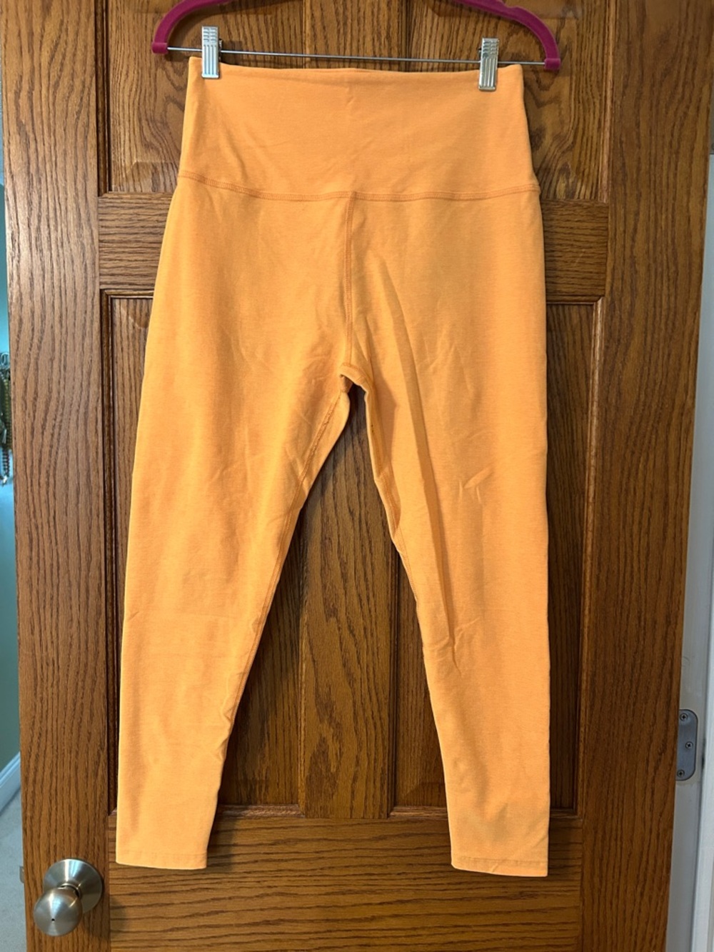 Beyond Yoga Orange High-Waist Leggings